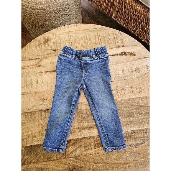 Gap Baby 18-24 Months Girls Denim Jean & Shirt Lot Bohemian Preppy Floral - Picture 5 of 16